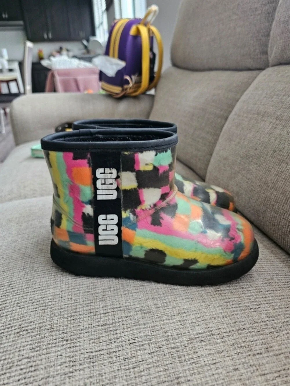 UGG Classic Clear Mini Checks Boots